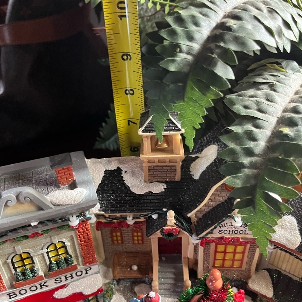 St. Nicholas Square Holiday Village with Green and Red Accents. Animated - Picture 7 of 8